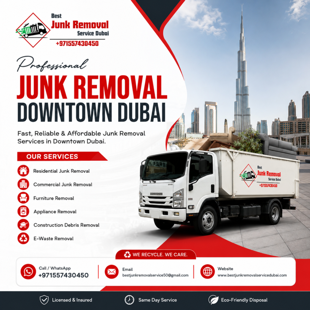 Junk Removal Downtown Dubai junk removal downtown dubai