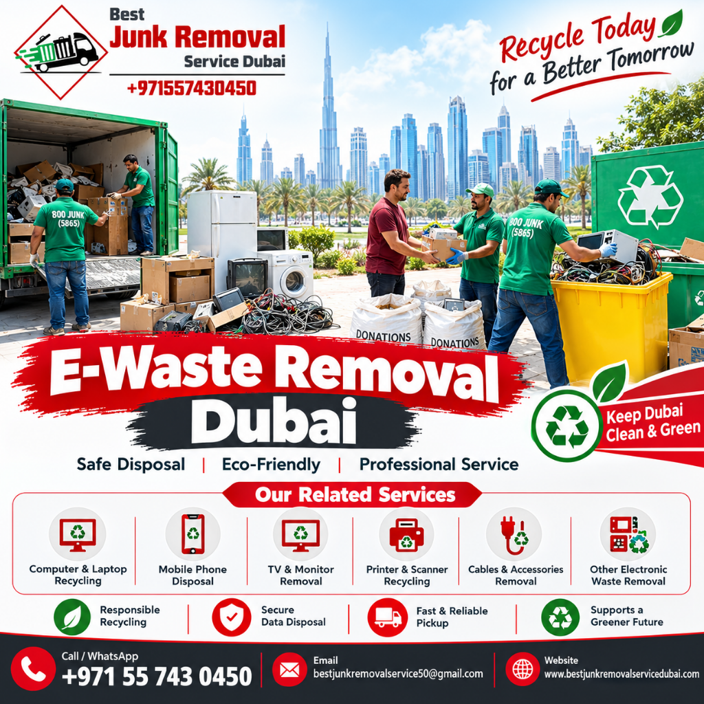 E-Waste Removal Dubai | +971 55 743 0450 E-Waste Removal Dubai