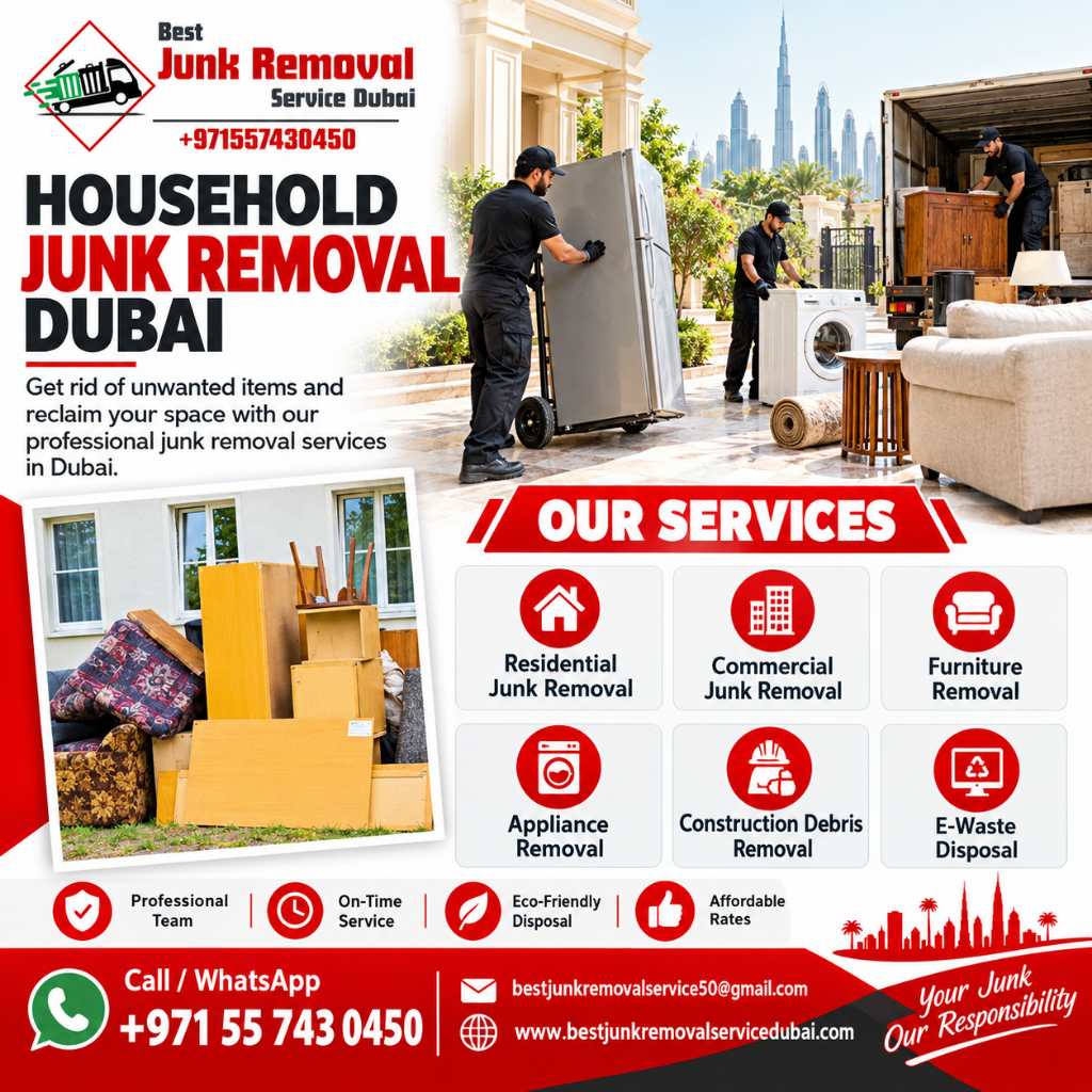 Household Junk Removal Dubai | +971 55 743 0450 Household Junk Removal Dubai