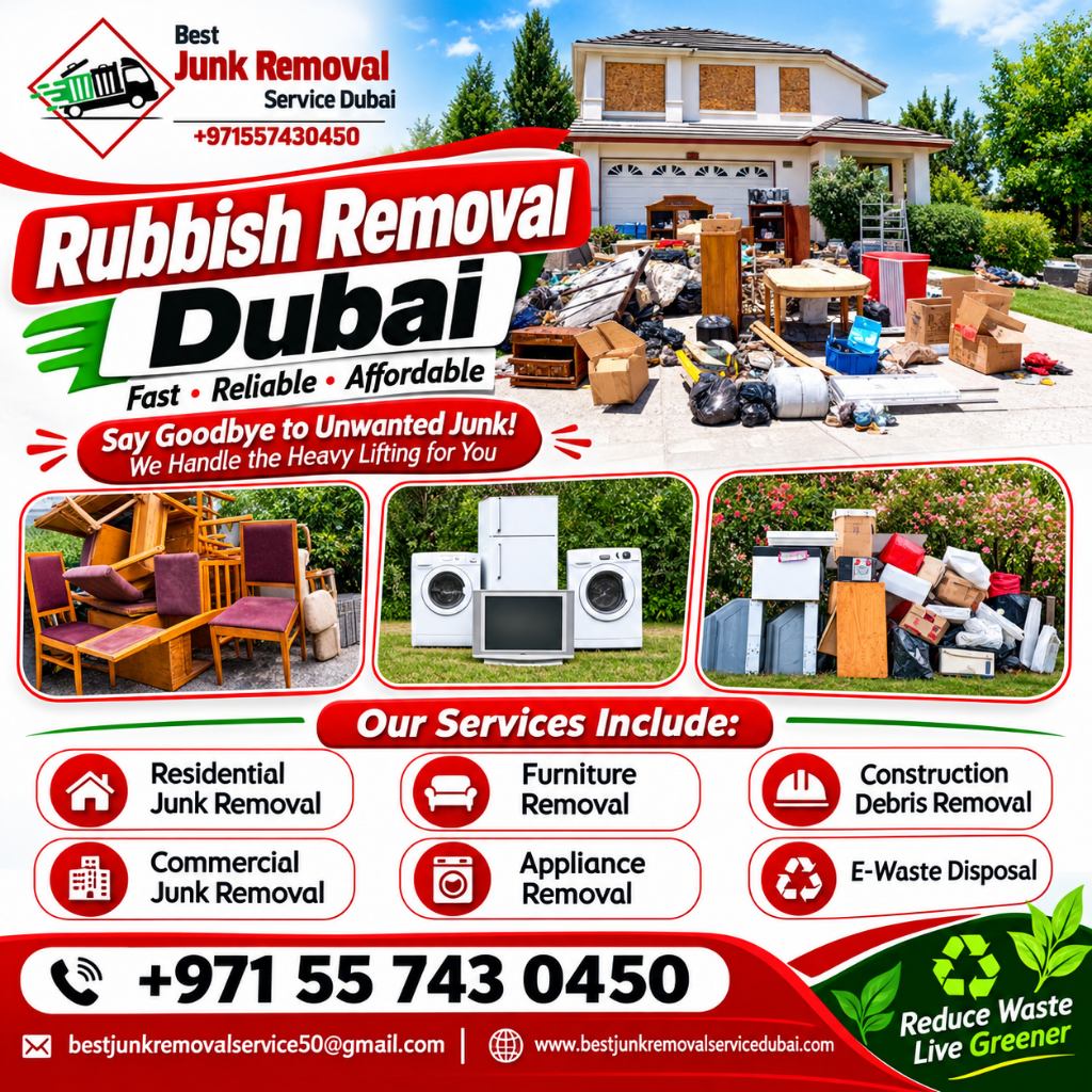 Rubbish Removal Dubai | +971 55 743 0450 Rubbish Removal Dubai